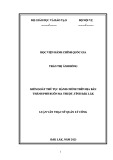 Tóm tắt Luận văn Thạc sĩ Quản lý công: Kiểm soát thủ tục hành chính trên địa bàn thành phố Buôn Ma Thuột, tỉnh Đắk Lắk