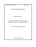 Luận văn Thạc sĩ Quản lý công: Chất lượng dịch vụ công trực tuyến trên địa bàn huyện Cư M’gar, tỉnh Đắk Lắk