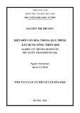 Tóm tắt Luận án Tiến sĩ Văn hoá học: Biến đổi văn hóa trong quá trình xây dựng nông thôn mới (nghiên cứu trường hợp huyện Phú Xuyên, thành phố Hà Nội)