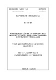 Tóm tắt Luận văn Thạc sĩ Luật học: Bảo đảm quyền của trẻ em thông qua hoạt động xét xử tại Tòa án nhân dân thành phố Buôn Ma Thuột, tỉnh Đắk Lắk