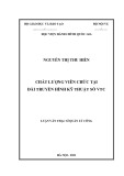 Luận văn Thạc sĩ Quản lý công: Chất lượng viên chức tại Đài Truyền hình Kỹ thuật số VTC