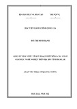 Tóm tắt Luận văn Thạc sĩ Quản lý công: Quản lý nhà nước về quy hoạch hệ thống các cơ sở giáo dục nghề nghiệp trên địa bàn tỉnh Đắk Lắk