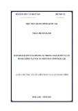 Luận văn Thạc sĩ Luật Hiến pháp và Luật Hành chính: Bảo đảm quyền của đương sự trong giải quyết vụ án hành chính tại Tòa án nhân dân tỉnh Đắk Lắk