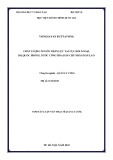 Tóm tắt Luận văn Thạc sĩ Quản lý công: Chất lượng nguồn nhân lực tại Cục Đối ngoại, Bộ Quốc phòng, nước Cộng hòa dân chủ nhân dân Lào