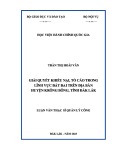 Luận văn Thạc sĩ Quản lý công: Giải quyết khiếu nại tố cáo về lĩnh vực đất đai trên địa bàn huyện Krông Bông, tỉnh Đắk Lắk