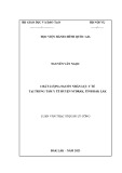 Luận văn Thạc sĩ Quản lý công: Chất lượng nguồn nhân lực y tế tại Trung tâm Y tế huyện M’Drắk, tỉnh Đắk Lắk