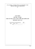 Giáo trình Vẽ điện (Nghề: Kỹ thuật máy lạnh và điều hòa không khí - Trình độ: Trung cấp) - Trường Trung cấp Tháp Mười