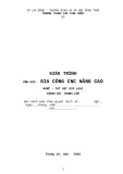 Giáo trình Gia công CNC nâng cao (Nghề: Cắt gọt kim loại - Trình độ: Trung cấp) - Trường Trung cấp Tháp Mười