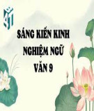 Sáng kiến kinh nghiệm THCS: Sử dụng sơ đồ tư duy trong dạy học Ngữ Văn lớp 9