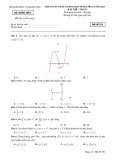 Đề thi KSCL môn Toán lớp 12 năm 2022-2023 - Sở GD&ĐT Đắk Lắk
