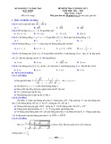 Đề thi học kì 1 môn Toán lớp 9 năm 2021-2022 - Sở GD&ĐT Bắc Ninh