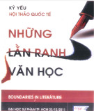 Những lằn ranh văn học - Kỷ yếu hội thảo Quốc tế: Phần 1