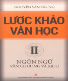 Ngôn ngữ văn chương và kịch - Lược khảo văn học: Phần 2