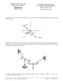Đề thi kết thúc học phần học kì 2 môn Cơ học cơ sở 1 năm 2020-2021 - Trường ĐH Thuỷ Lợi (Đề 491)