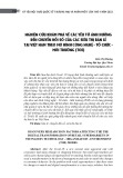 Nghiên cứu khám phá về các yếu tố ảnh hưởng đến chuyển đổi số của các siêu thị bán lẻ tại Việt Nam theo mô hình công nghệ - tổ chức   môi trường (TOE)