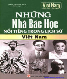 Các bác học nổi tiếng ở Việt Nam: Phần 1