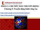 Bài giảng Chi tiết máy (Phần 3): Chương 5 - ThS. Nguyễn Minh Quân