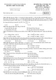 Đề thi học kì 1 môn Vật lí lớp 12 năm 2022-2023 có đáp án - Trường THPT Nguyễn Huệ, Đắk Lắk