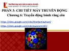 Bài giảng Chi tiết máy (Phần 3): Chương 6 - ThS. Nguyễn Minh Quân