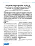 Xác định hàm lượng polysaccharide, phenolic và hoạt tính chống ôxy hóa của cao chiết hệ sợi chủng nấm Thượng Hoàng Tropicoporus linteus NTH-PL3