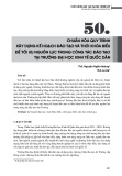 Chuẩn hóa quy trình xây dựng kế hoạch đào tạo và thời khóa biểu để tối ưu nguồn lực trong công tác đào tạo tại Trường Đại học Kinh tế Quốc dân