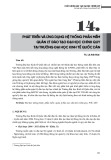 Phát triển và ứng dụng hệ thống phần mềm quản lý đào tạo đại học chính quy tại Trường Đại học Kinh tế Quốc dân