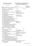 Đề thi học kì 2 môn Công nghệ lớp 12 năm 2022-2023 - Trường PTDTNT Phước Sơn