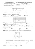 Đề thi học kì 1 môn Toán lớp 12 năm 2022-2023 - Trường THPT Trần Hưng Đạo, Hải Phòng