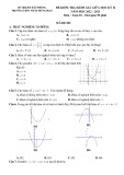 Đề thi giữa học kì 2 môn Toán lớp 10 năm 2022-2023 - Trường THPT Trần Hưng Đạo, Hải Phòng
