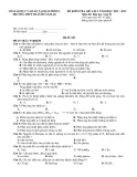 Đề thi giữa học kì 2 môn Hoá học lớp 10 năm 2022-2023 - Trường THPT Trần Hưng Đạo, Hải Phòng