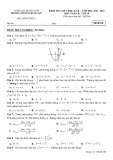Đề thi giữa học kì 2 môn Toán lớp 10 năm 2022-2023 - Trường PTDTNT Phước Sơn