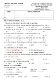 Đề thi học kì 1 môn Toán lớp 4 năm 2022-2023 có đáp án - Trường Tiểu học Ái Mộ B