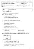 Đề thi giữa học kì 2 môn Vật lí lớp 7 năm 2021-2022 có đáp án - Trường THCS 19.8, Bắc Trà My