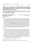 Nhận thức và thực hành của điều dưỡng trong đánh giá sảng (Delirium) tại Đơn vị Chăm sóc tích cực của Bệnh viện Đa khoa quốc tế Vinmec