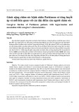 Gánh nặng chăm sóc bệnh nhân Parkinson có tăng huyết áp và mối liên quan với các đặc điểm của người chăm sóc