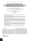 Đánh giá kết quả điều trị viêm âm đạo do nấm Candida ở phụ nữ có thai quý II, quý III thai kì tại Bệnh viện đa khoa Đức Giang năm 2022