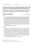 Kết quả bước đầu hóa xạ trị đồng thời phác đồ EP bệnh ung thư cổ tử cung thể thần kinh nội tiết tại Bệnh viện K