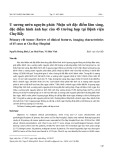 U xương sườn nguyên phát: Nhận xét đặc điểm lâm sàng, đặc điểm hình ảnh học của 45 trường hợp tại Bệnh viện Chợ Rẫy