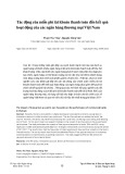 Tác động của miễn phí tài khoản thanh toán đến kết quả hoạt động của các ngân hàng thương mại Việt Nam