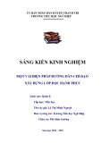 Sáng kiến kinh nghiệm Tiểu học: Một vài biện pháp hướng dẫn chỉ đạo xây dựng lớp học hạnh phúc tại trường Tiểu học