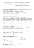 Đề thi học kì 2 môn Toán lớp 8 năm 2021-2022 có đáp án - Trường THCS 19 Tháng 8, Bắc Trà My