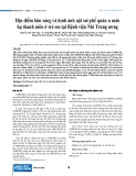 Đặc điểm lâm sàng và hình ảnh nội soi phế quản u máu hạ thanh môn ở trẻ em tại Bệnh viện Nhi Trung ương