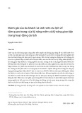 Đánh giá của du khách và sinh viên du lịch về tầm quan trọng của Kỹ năng mềm và Kỹ năng giao tiếp trong hoạt động du lịch