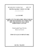 Tóm tắt Luận án Tiến sĩ Y học: Nghiên cứu ứng dụng phẫu thuật nội soi kết hợp nội soi đường mật trong mổ điều trị sỏi đường mật chính ở bệnh nhân cao tuổi