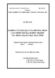 Tóm tắt Luận án Tiến sĩ Y học: Nghiên cứu kết quả của phương pháp can thiệp nội mạch điều trị hẹp tắc động mạch chậu mạn tính