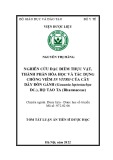 Tóm tắt Luận án Tiến sĩ Dược học: Nghiên cứu đặc điểm thực vật, thành phần hóa học và tác dụng chống viêm in vitro của cây dây đòn gánh (Gouania leptostachya DC.), họ táo ta (Rhamnaceae)