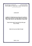 Tóm tắt Luận án Tiến sĩ Y học: Nghiên cứu tình trạng di căn hạch và kết quả phẫu thuật nội soi cắt thùy phổi, nạo vét hạch trong điều trị ung thư phổi không tế bào nhỏ