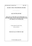 Tóm tắt Luận án Tiến sĩ Y học: Khảo sát các đột biến gen ở bệnh nhân ung thư phổi không tế bào nhỏ bằng phương pháp giải trình tự gen thế hệ mới