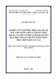 Tóm tắt Luận án Tiến sĩ Y học: Nghiên cứu giải phẫu động mạch cấp máu cho ngón chân I, II bằng chụp mạch cắt lớp vi tính và đánh giá kết quả phẫu thuật chuyển ngón chân phục hồi ngón tay cái