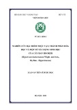 Luận án Tiến sĩ Dược học: Nghiên cứu đặc điểm thực vật, thành phần hóa học và một số tác dụng sinh học của cây ban Hooker (Hypericum hookerianum Wight. and Arn., Họ Ban - Hypericaceae)